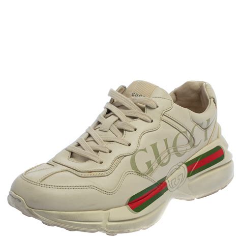 gucci off-white rhyton sneakers